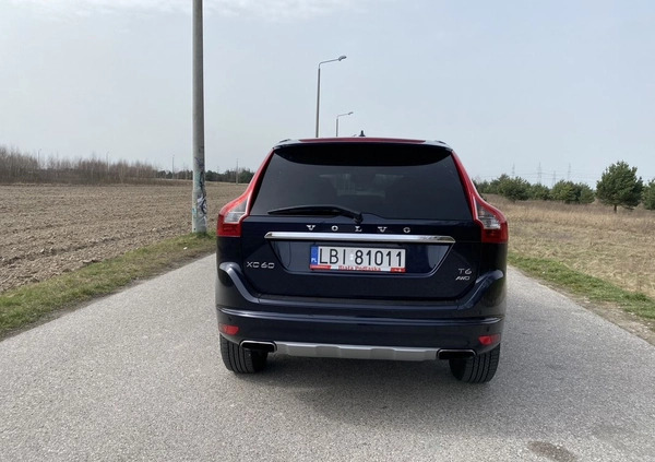 Volvo XC 60 cena 89000 przebieg: 59600, rok produkcji 2016 z Daleszyce małe 436